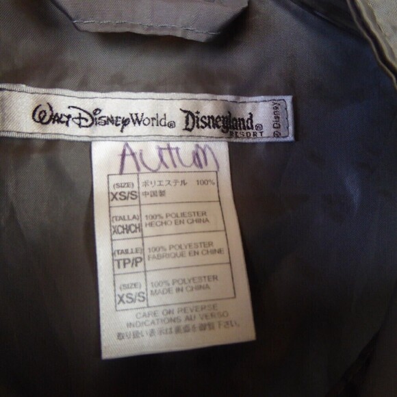 Disney Parks Jacket Womens XS/Small Blue Gray Windbreaker Foldable Lightweight - Picture 5 of 11